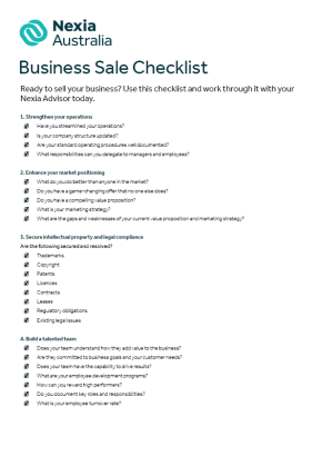 The Ultimate Business Sale Checklist